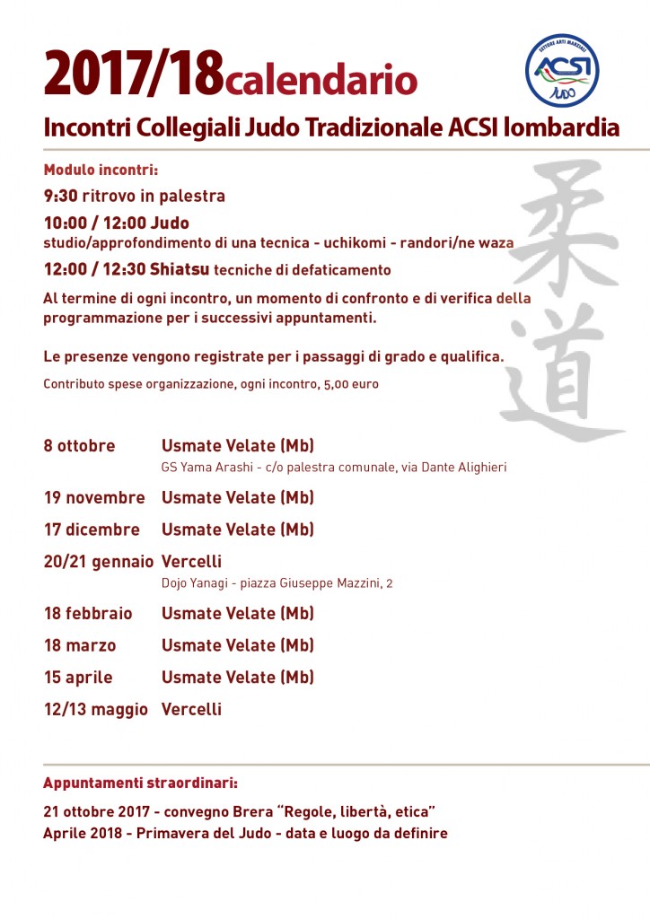cal incontri jt 2017-18
